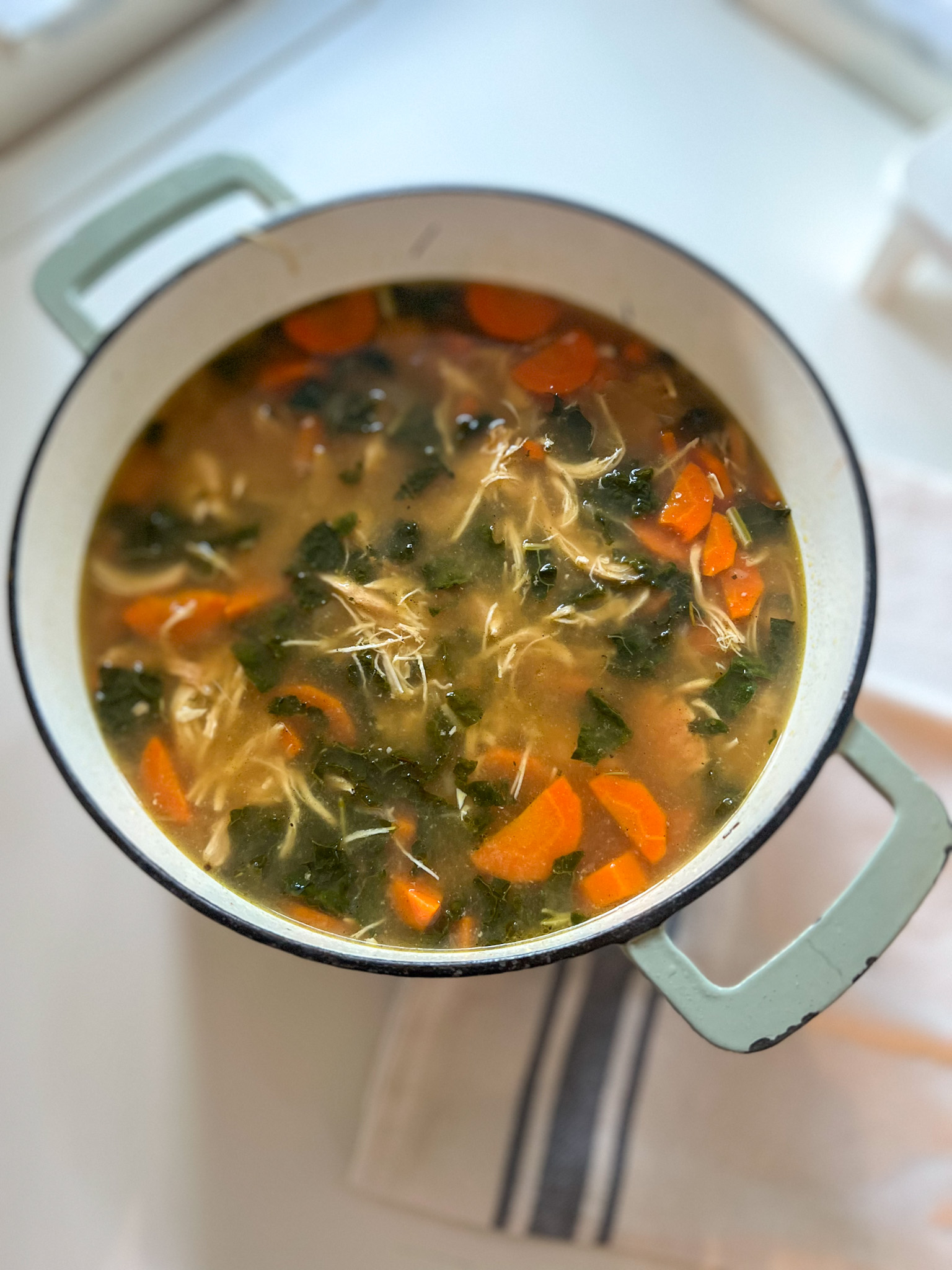 Chicken Soup made with bone broth